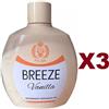 Squeeze 3 PZ BREEZE VANILLA DEODORANTE PROFUMATO SQUEEZE VANIGLIA 100ML