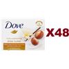 Dove 48 PZ SAPONE DOVE BEAUTY CREAM BAR SHEA BUTTER 100gr BURRO KARITè E VANIGLIA