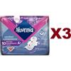 NUVENIA 3 PZ NUVENIA 10 ASSORBENTI SOTTILI GOODNIGHT CON ALI PER FLUSSO MOLTO ABBONDANTE