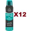 BREEZE 12 PZ BREEZE MEN DRY PROTECTION DEO CONTROL 48H DEODORANTE SPRAY 150ML