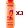 Elvive 3 PZ ELVIVE L'OREAL PARIS SHAMPOO RICOSTRUTTORE DREAM LONG CAPELLI LUNGHI 300ML