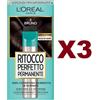 L'Oréal 3 PZ L'OREAL RITOCCO PERFETTO PERMANENTE 3 BRUNO 100% COPERTURA RICRESCITA