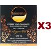 LEOCREMA 3 PZ LEOCREMA CREMA VISO IDRATANTE ALL' OLIO DI ARGAN SPF15 50ML 100% BIO