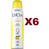 LYCIA 6 PZ LYCIA DEODORANTE NATURE CON ZENZERO E YUZU ZERO MACCHIE SPRAY 150ML