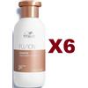 Wella 6 PZ WELLA PROFESSIONALS FUSION SHAMPOO INTENSE REPAIR 250ML CAPELLI DANNEGGIATI
