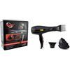 Phon Asciugacapelli Professionale 3000W Diffusore Pettine Capelli Inox