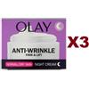 Olay 3PZ OLAZ OLAY ANTIRUGHE TONIFICA E RASSODA CREMA NOTTE 50ML VISO RIDUCE LE RUGHE