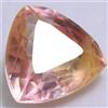 Senza marchio Zaffiro rosa Ceylon certificato naturale 3,50 ct 9 x 9 mm trilioni di gemme n...