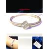 Swarovski BRACCIALE DONNA SWAROVSKI Originali Diamanti Cristalli Ragazza Oro Rosa Fiore