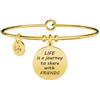 Kidult Bracciale Donna KIDULT LOVE 731640 Acciaio Dorato Gold Amicizia F.P.