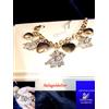 Swarovski Bracciale Donna Oro Giallo SWAROVSKI ORIGINALI Cristalli Cuore Ragazza Elefante