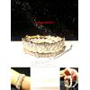 Swarovski Bracciale Donna Perle SWAROVSKI ORIGINALI Oro Cristalli Gioielli Argento Ragazza
