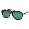 Persol Occhiali da sole Persol Senna PO0202S avana/verde 57-13-140 mm con custodia n...