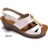 Inblu OFFERTA INBLU 40 Sandali donna sottopiedePELLE SOFT zeppa cinturino fibbia GM
