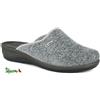 Inblu OFFERTA INBLU ciabatte pantofole donna solettaPELLE SOFT invernali OD 04 Grigio