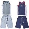Pigiama uomo estivo 100% Cotone Smanicato + Pantalone corto NAVIGARE B2400123