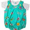 Tutina corta Neonata Bambina manica corta Cotone 100% LIFE TREE by DAMAP 5201