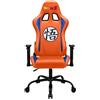 SUBSONIC - Sedia Gaming e Ufficio Dragon Ball Z - Arancione | Licenza Ufficiale, Ergonomica, Altezza Regolabile, Poggiatesta Integrato, Braccioli 3D, Schienale Reclinabile