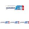 Mentadent Dentifricio White System Crystal Gel, Menta Fredda, Sbiancante, 100ml, 1 pezzo (Confezione da 4)