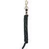 Weaver Equine Weaver Leather Poly Lead Rope, Nero/Turchese, 5/8 x 10'
