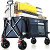Does not apply Carrello Da Giardino Pieghevole - Carrelli Da Trasporto 150L 150 Kg Con Maniglia