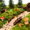7 PCS Plug-in Decorativo Luminoso Miniature Del Giardino Delle Fate