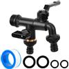 Does not apply Rubinetto Giardino Doppio, 3/4" Rubinetto Giardino Ottone Antiruggine E Resisten