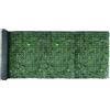 Does not apply Siepe Artificiale Da Esterno 150X300 Cm Con Foglie Lauro in PVC E Rete Ombreggia