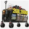 Does not apply Carrello Spiaggia Pieghevole 260L, Carrello Con Ruote Portatutto | Freno | Carre