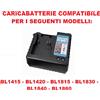 Caricabatterie BL1415 BL1420 BL1815 BL1830 BL1840 BL1860 18V 21V Li-Ion MAKITA