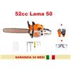 Motosega 52cc Lama 50 a scoppio 2 tempi - Professionale