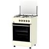 AEG Cucina Staylux 4 Fuochi a Gas Forno elettrico 60×60 LF66GE-40F RUSTIC/BEIGE