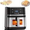 Generico Friggitrice ad Aria 12 Litri Digitale 2400W Forno Cucina Senza Olio 8 Programmi