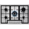 AEG HGB75400SM PIANO COTTURA GAS INOX 75 CM GRIGLIE GHISA