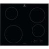 ELECTROLUX EIB60424C PIANO COTTURA INDUZIONE SERIE 300 60 CM 4 FUOCHI NERO 3000