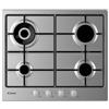 CANDY CHW6BR4WX PIANO COTTURA A GAS 4 FUOCHI ACCIAIO INOX