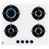 ELECTROLUX EGG64272W PIANO COTTURA GAS 60 CM 4 FUOCHI BIANCO VETRO