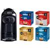 , a Modo Mio Macchina per Caffè Idola Nera Con 64 Capsule a Modo Mio Assortite,