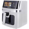 MELCHIONI FRIGGITRICE AD ARIA GAIA PLUS 8LT 2200W DISPLAY COLORI BIANCO