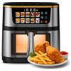Generico Friggitrice ad Aria 15 Litri Digitale 1400W Forno Senza Olio Finestra Cucina