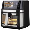 MELCHIONI FRIGGITRICE AD ARIA GAIA PLUS 8LT 2200W DISPLAY COLORI NERO
