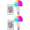 Eurowagens Lampadina A Colori Che Cambiano Con Telecomando 16 Colori Multicolore RGB Flood