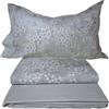 Fazzini Completo lenzuola matrimoniale set letto in flanella Fazzini Kimono