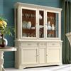 Cucina VETRINA CRISTALLIERA CREDENZA COLORE AVORIO CUCINA SOGGIORNO