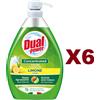 DUAL POWER 6 PZ DUAL POWER PIATTI GEL CONCENTRATO LIMONE 1000ML SUPER SGRASSANTE ANTI ODORE
