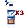 QUASAR 3 PZ QUASAR LEGNO LUCIDANTE CON CERA D'API SPRAY 650ML EFFICACIA PROFESSIONALE