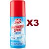 GREY 3 PZ GREY SMACCHIATORE SPRAY A SECCO P'ER ABITI TAPPEZZERIA TESSUTI 100ML