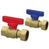 FAR 3047 12V Valvola a sfera 1/2" valvola non ritorno maniglia VERDE FAR