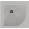 colacril PIATTO DOCCIA ACRILICO SEMICIRCOLARE 100X100 H.3 BIANCO SIFONE RIBASSATO