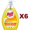 DUAL POWER 6 PZ DUAL POWER PIATTI GEL CONCENTRATO AGRUMI 1000ML SUPER SGRASSANTE ANTI ODORE